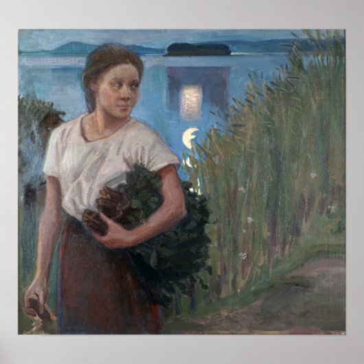 Gallen-Kallela - Sauna Poster (Voorkant)