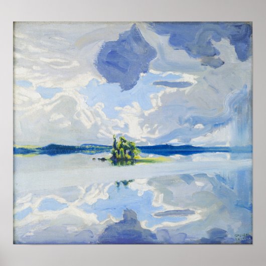 Gallen-Kallela - Wolken Poster (Voorkant)
