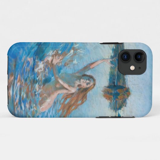 Gallen-Kallela's Aino iPhone case (Achterkant (horizontaal))