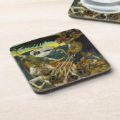 Gallen-Kallela's "Defense" onderzetters (Linkerzijde)