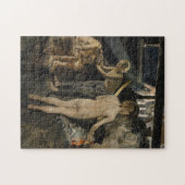 Gallen-Kallela's Sauna puzzle Legpuzzel (Horizontaal)