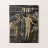 Gallen-Kallela's Sauna puzzle Legpuzzel (Verticaal)