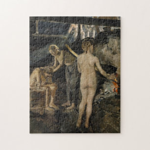 Gallen-Kallela's Sauna puzzle Legpuzzel