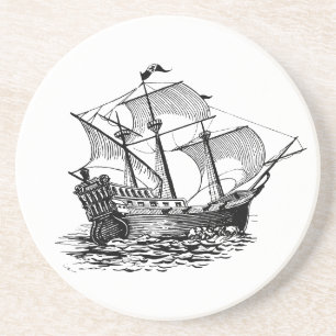 Galleon Zandsteen Onderzetter