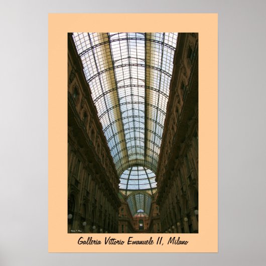 Galleria Vittorio Emanuele II Poster (Voorkant)