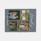 Gallerie met bijschriften van vier aangepaste kleu fleece deken (Voorkant (Horizontaal))