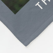 Gallerij met bijschriften van één aangepaste kleur fleece deken (Hoek)