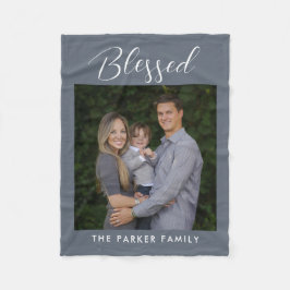 Gallerij met bijschriften van één aangepaste kleur fleece deken