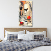 Gallery-Style Pet Portrait Canvas – Meaningful Hom (Insitu (Slaapkamer))