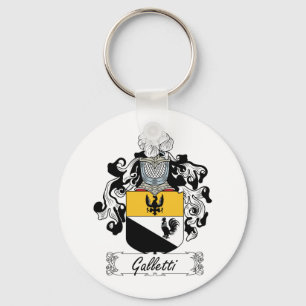 Galletti Family Crest Sleutelhanger