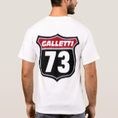 GALLETTI-MANNEN APPARAAT NG-SLEEVE T-SHIRT (Achterkant)