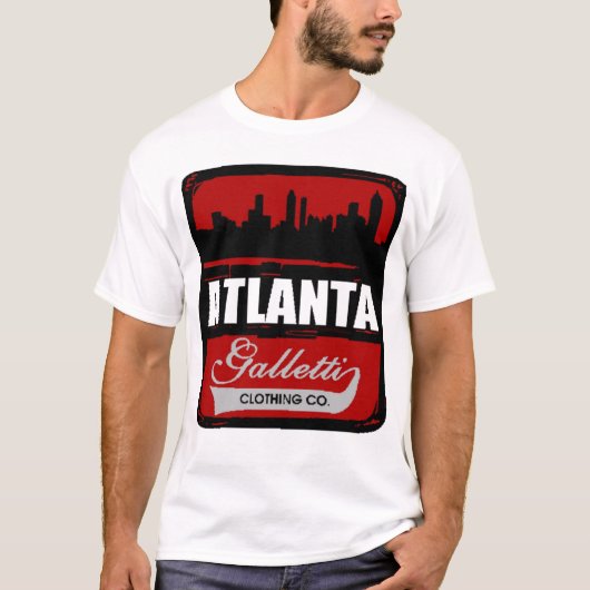 GALLETTI MANNEN ATLANTA EDUN T-SHIRT (Voorkant)