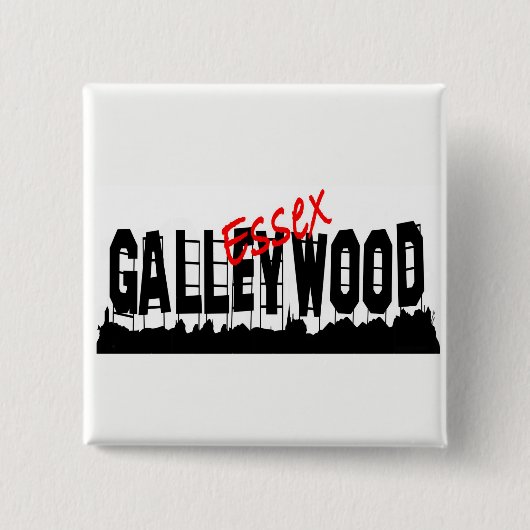 Galleywood Essex Badge Vierkante Button 5,1 Cm (Voorkant)