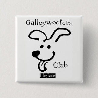 Galleywoofers Badge Vierkante Button 5,1 Cm