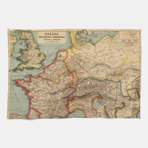 Gallia, Britannia, Germania Theedoek