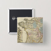 Gallia Vierkante Button 5,1 Cm (Voorkant /achterkant)