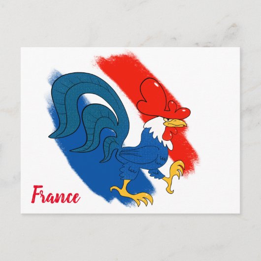 Gallic Rooster Briefkaart (Voorkant)