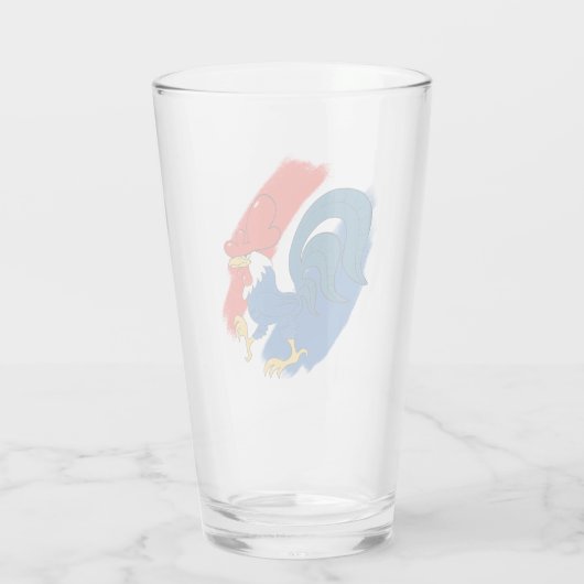 Gallic Rooster Glas (Achterkant)