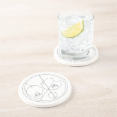 Gallifreyan Ik hou van je Onderzetter (Zijkant)