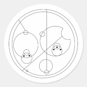 Gallifreyan Ik hou van je Stickers
