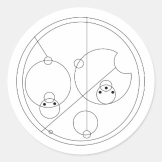 Gallifreyan Ik hou van je Stickers