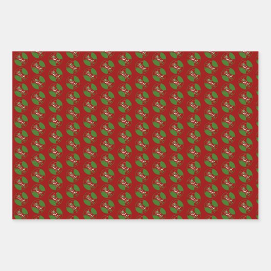 Gallifreyan kerstinpakpapier 3-pakket inpakpapier vel (Voorkant 3)