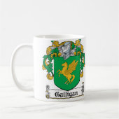 Galligan Family Crest Koffiemok (Links)