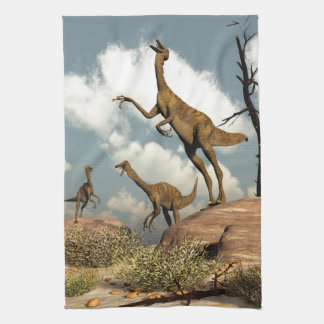 Gallimimus dinosaurussen - 3D rendering Theedoek