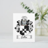 Gallina Family Crest Briefkaart (Staand voorkant)