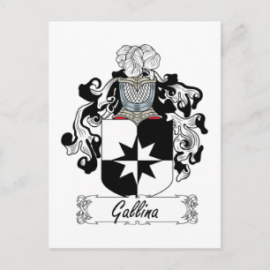 Gallina Family Crest Briefkaart