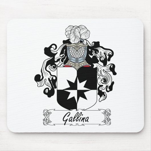 Gallina Family Crest Muismat (Voorkant)