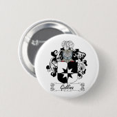 Gallina Family Crest Ronde Button 5,7 Cm (Voorkant /achterkant)