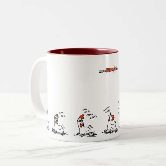 Gallina Tweekleurige Koffiemok (Voorkant links)