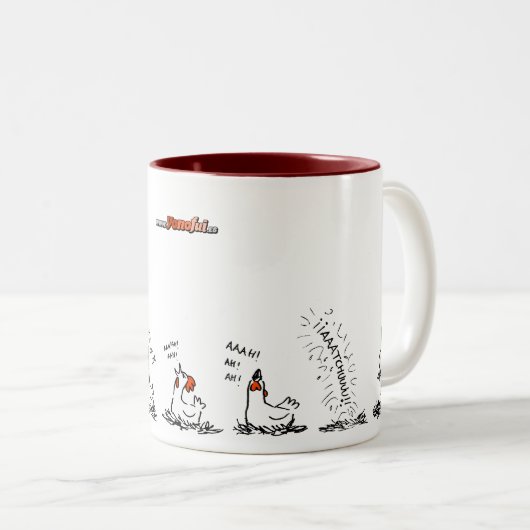Gallina Tweekleurige Koffiemok (Voorkant rechts)