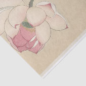 Gallinule met Lotus Flowers door Ohara Koson Tissuepapier (Detail)