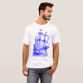 Gallion - blauw t-shirt (Voorkant volledig)