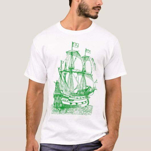 Gallion - Grass Green T-shirt (Voorkant)