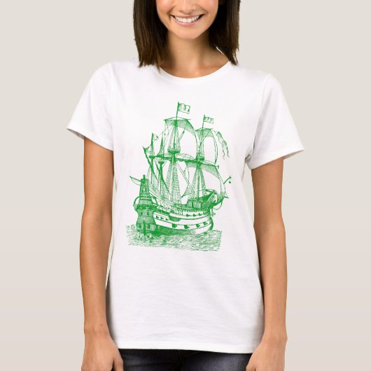 Gallion - Grass Green T-shirt (Voorkant)