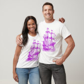 Gallion - Paars T-shirt (Unisex)