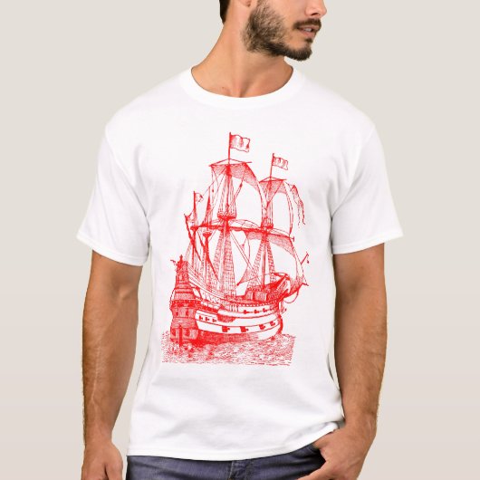 Gallion - Rood T-shirt (Voorkant)