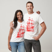 Gallion - Rood T-shirt (Unisex)