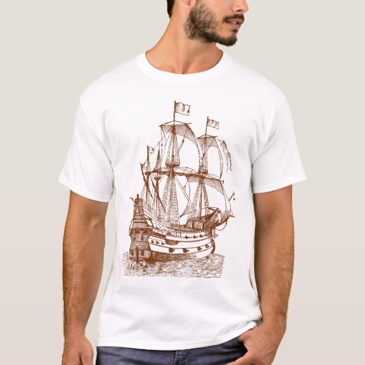 Gallion - Walnoot T-shirt (Voorkant)