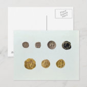 Gallische munten, c.750-0 BC Briefkaart (Voorkant / Achterkant)
