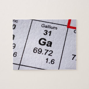 Galliummoleculaire formule legpuzzel