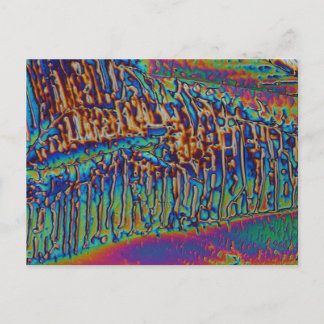 Galliumnitraat onder de microscoop briefkaart