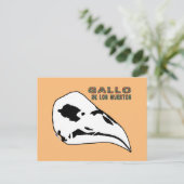 Gallo De Los Muertos Briefkaart (Staand voorkant)