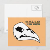 Gallo De Los Muertos Briefkaart (Voorkant / Achterkant)