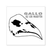 Gallo De Los Muertos Zelfinktende Stempel (Design)