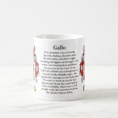 Gallo, de oorsprong, de betekenis en de Mok van Cr (Center)