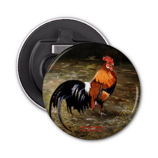 Gallo/Galo/Rooster Button Flesopener (Voorkant)